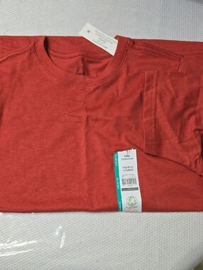 Kids Wonder nation Dark Orange Short Sleeve Tee, L